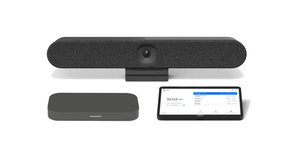 Logitech Huddle Room Solution with Rally Bar Huddle for Google Meet