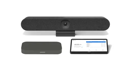 [LG-GMMU-HR] Logitech Huddle Room Solution with Rally Bar Huddle for Google Meet